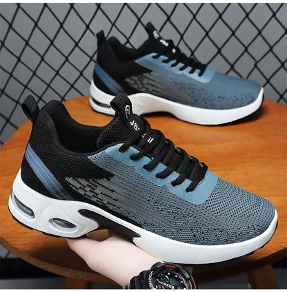 Plus Size 39-45 Shoes for Men Spirng Autumn Fashion Soft Sole Sports Casual Style Running Shoes Lace Up Comfortable Sneakers.