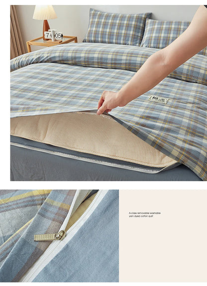 nordic quilt cotton 100% double bed comforters winter comforters King size duvet 220x240 cm winter Plaid comforter queen single.