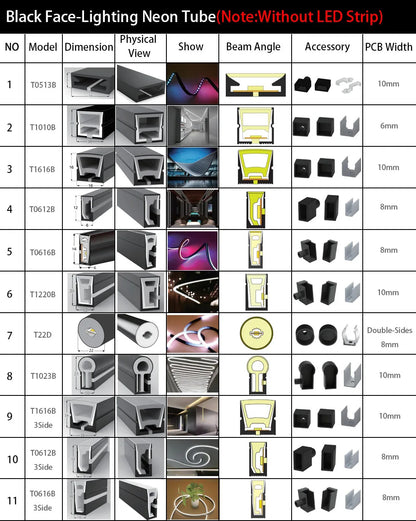 LED Silicone Tube Flexible Neon Soft Lights For SK6812 WS2812B WS2811 DIY Christmas Holiday Decoration Strip Light Tape Rope.