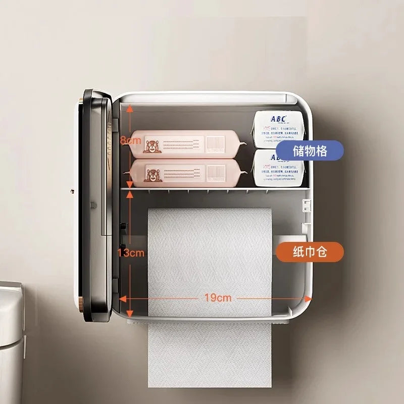 Wc Papier Halter Intelligente Aromatherapie Wc Tissue Box Wc Papier Lagerung Rack Roll-Up Papier Boxen Badezimmer zubehör