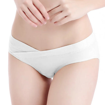 Soft Breathable and Stylish Maternity Underwear Low Waist Cotton Panties Designed for Pregnant Women Comfort Maternity Clothings.