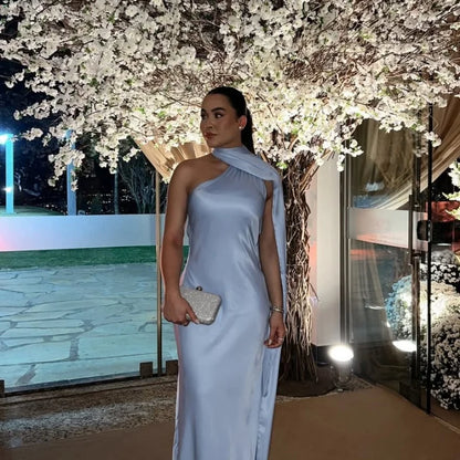 Elegante Feste Band Frauen Halfter Kleid Off Schulter Ärmellose Backless Dünne Weibliche Maxi Kleider 2025, Sommer Neue Chic Dame Robe