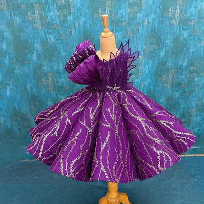 2024 kinder Laufsteg Abendkleid Host der Leistung Kleidung Hochzeit Geburtstag Party Blumen Mädchen Kleid A3705.