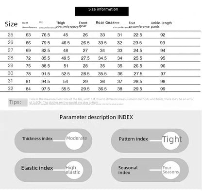 High-waisted Slimming Women's Jeans Fashionable Skinny Denim Pants Spring New Style.