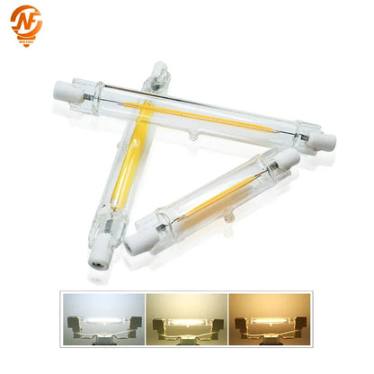 High Power LED R7S Glass Tube COB Bulb Ceramics 110V 220V 78MM 118MM R7s Corn Lamp 5W 10W 20W J78 J118 Replace Halogen Lampadas.