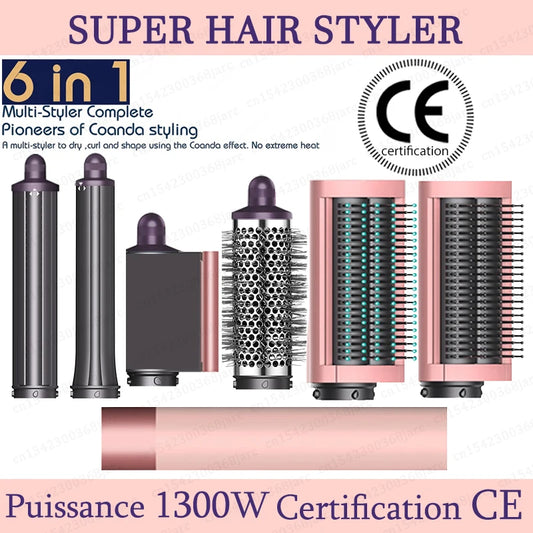 SenCiciMen X9 Multi Hair Styler Curling Iron Hair Hot Air Brush Curling Barrel Hair Dryer Salon Professional Curly Hair Styler