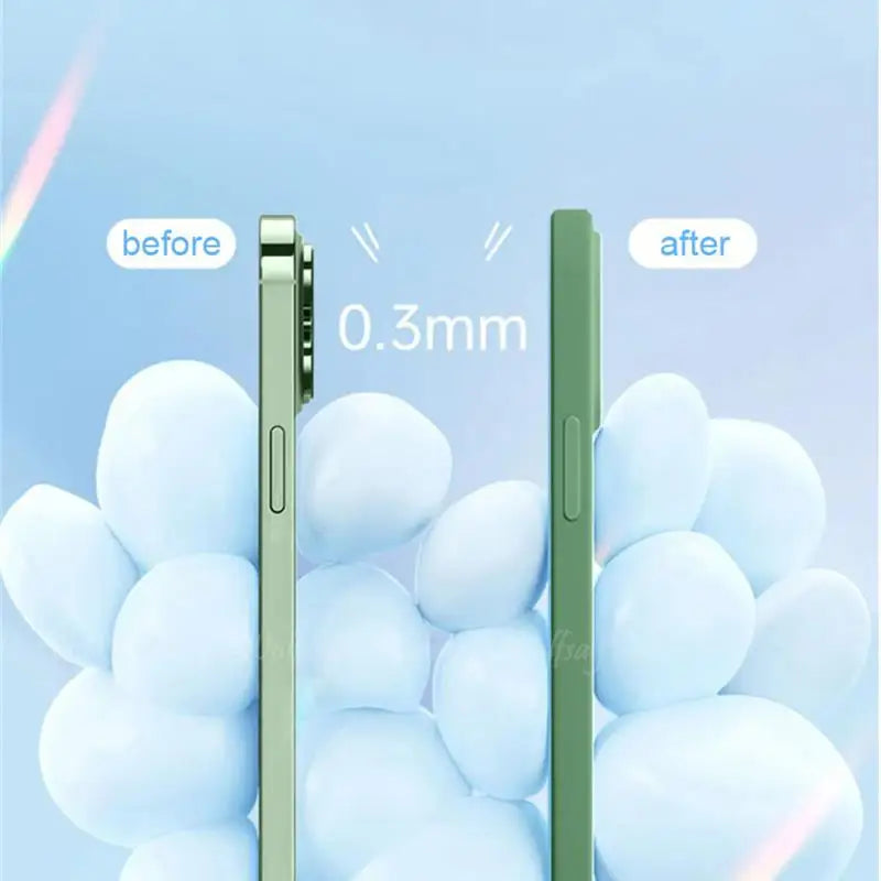 For iPhone 17 Pro Case Liquid Silicone Plain Rubber TPU Case For iPhone 17 Pro Cover Protector For iPhone 17 Air Pro Max Case.