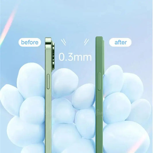 For iPhone 17 Pro Case Liquid Silicone Plain Rubber TPU Case For iPhone 17 Pro Cover Protector For iPhone 17 Air Pro Max Case.