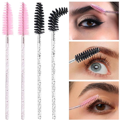 500/1000PCS Eyelashes Brushes Set Wholesaler Disposable Lash Mascara Brush Lashes Extension Eyebrow Wands Applicator Makeup Tool.
