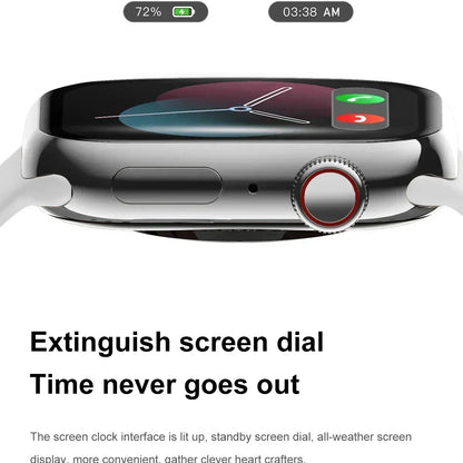 2025 New Original For Apple Watch Series 10 Women SmartWatch GPS Track Bluetooth Call NFC IP68 Waterproof Compass Men SmartWatch