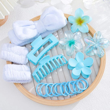 Matte Butterfly Knot Hair Ties Women's Hair Accessories Elastic Hair Bands Floral Hair Clips Autumn Winter New Style Hair Access.