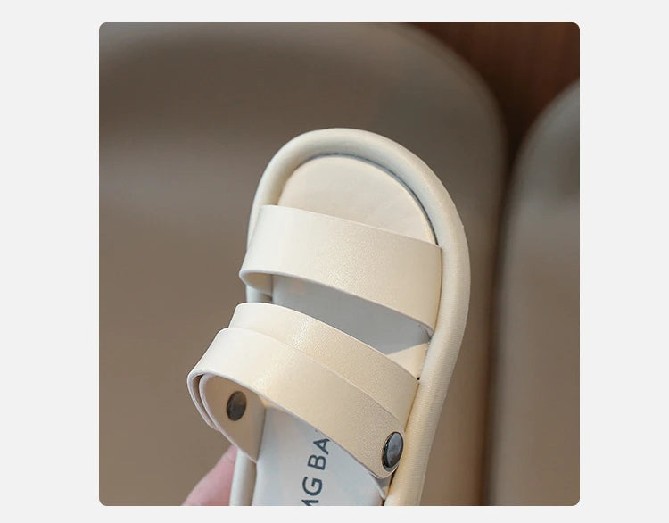 Toddlers Boys Girls Sandals Summer New Children Casual Beach Shoes Kids Fashion Sandals Anti-sliperry Soft-soled Sports Sandals.