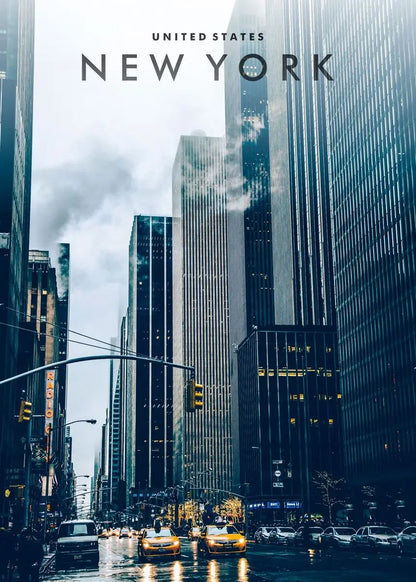 New York City Landscape Poster Travel Canvas Painting Modern Wall Art Modular Print Pictures Aisle Home Living Room Decoration