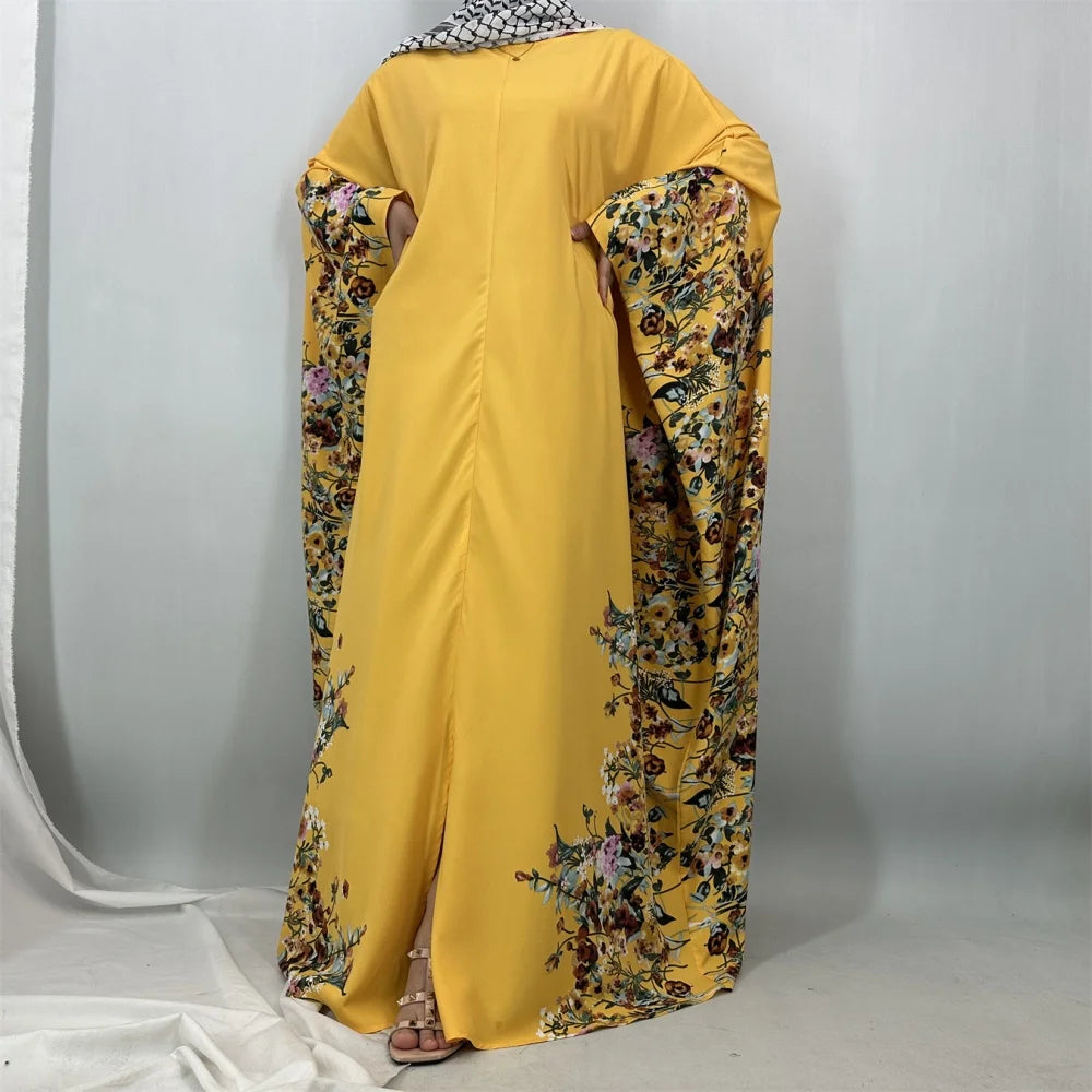 Ramadan Plus Size Abaya Damen Dubai Luxury Islam Arabic Women Muslim Maxi Dresses Clothing Kebaya Kaftan Robe Femme Musulmane.