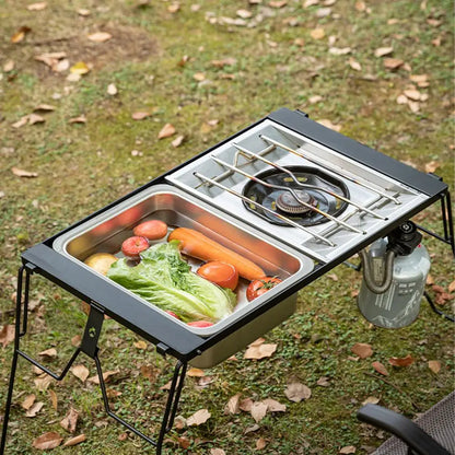 Small Kitchen Sink Stainless Steel Single Bowl Workstation Laundry Utility Sink Portable Farmhouse Kitchen Sink For Terraces
