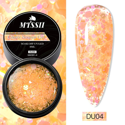 Mtssii 8ML Quick Extension Nail Gel Vernis Nude Milk White Gel Nail Polish UV Semi Permanent Nails Art For Manicure Tools