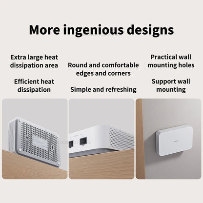 2025 NEW Xiaomi 10G Ethernet Switch 4×2.5G+2×10GMbps Mini Network Switches VLAN Ethernet Splitter Lan Router 6 Ports Hub Switch.