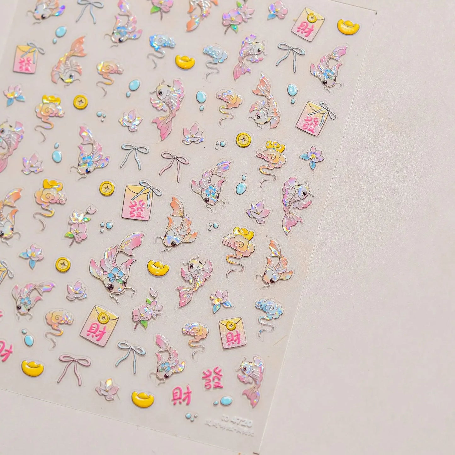 Ocean Theme 5D Nail Sticker Summer Beach Seashells Starfish Conch Scallop Shell Coral Self Adhesive Decoration Manicure Decal