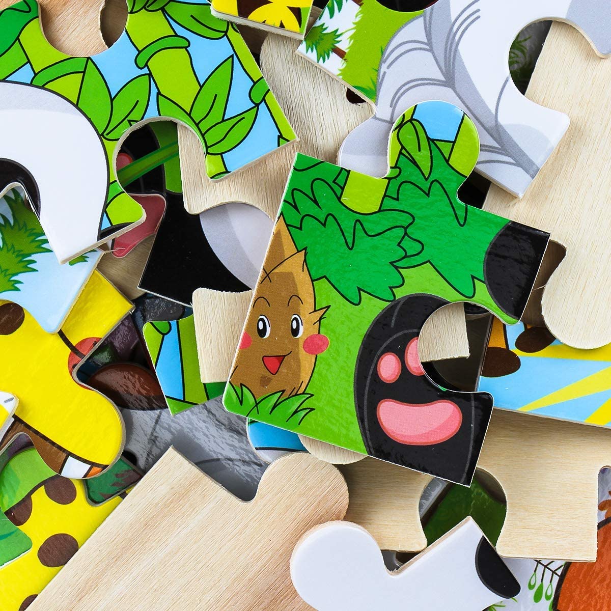 9/16 Jigsaw Puzzles for Kids Ages 2 3 4 5 Toddler Wooden Puzzle Preschool Educational Toys Set Animals Puzzle for Boys and Girls.