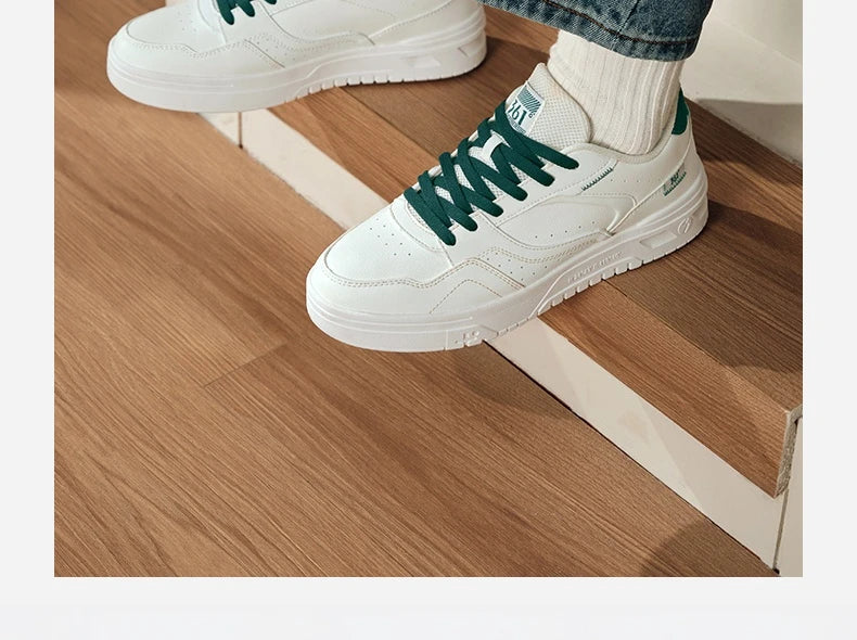 361 Degrees Men's Board Shoes Spring New Casual Versatile Thick Soled Leather Comfortable Trendy Durable Male Sneaker 672516615.