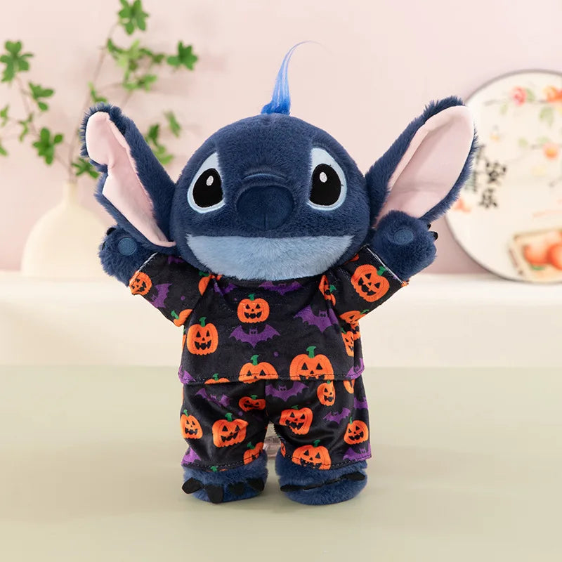 40CM Lilo and Stitch Xmas Disney Plush Toys Cartoon Anime Stuffed Kawaii Halloween Soft Stich Doll Plushie Kids Birthday Gifts.