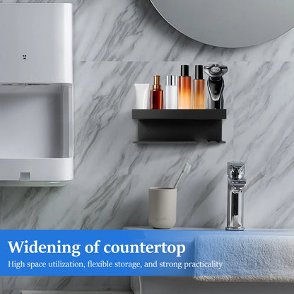 Haartrockner-Halter, Wandmontage, Aufbewahrungsregal, Dyson Airwrap-Halter mit speziellem Steckerschlitz, Haarpflege-Werkzeug, Badezimmer-Organizer