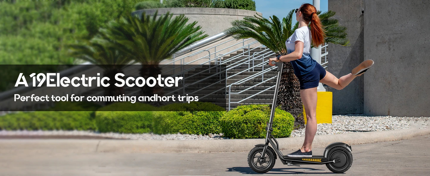 EMOKO A19 City E-Scooter 500W 36V15AH Battery 12 Inch Tires EScooter Adult City Commuter Electric Scooter.