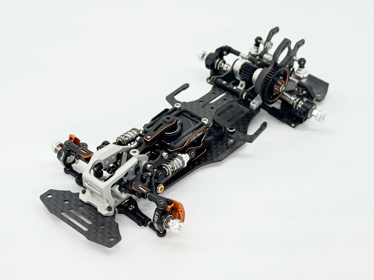 LSD Plaid RC Mini Car 1/24 RC Drift Mosquito Car  Frame KIT Lightweight Electric Remote Control Drift Model Toy Holiday Gift