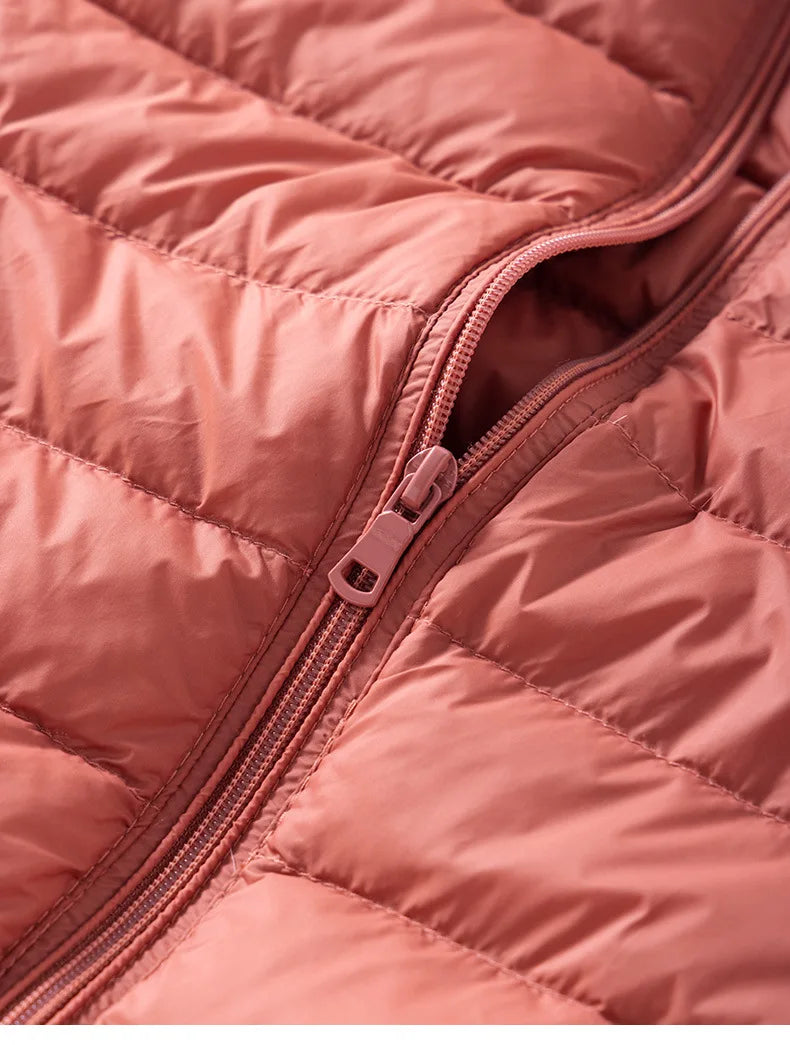 12 Farben 90% weiße Enten Daunen Frauen ärmellose Jacken 2023 Neuankömmlinge weibliche ultraleichte packbare Weste Frauen Mäntel