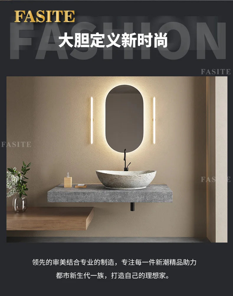 Direkt vom Hersteller integrierter Badezimmer-Haushaltsbalkon-Waschbecken Waschbecken Waschbecken Kunststein-Kunst-Tischwaschbecken