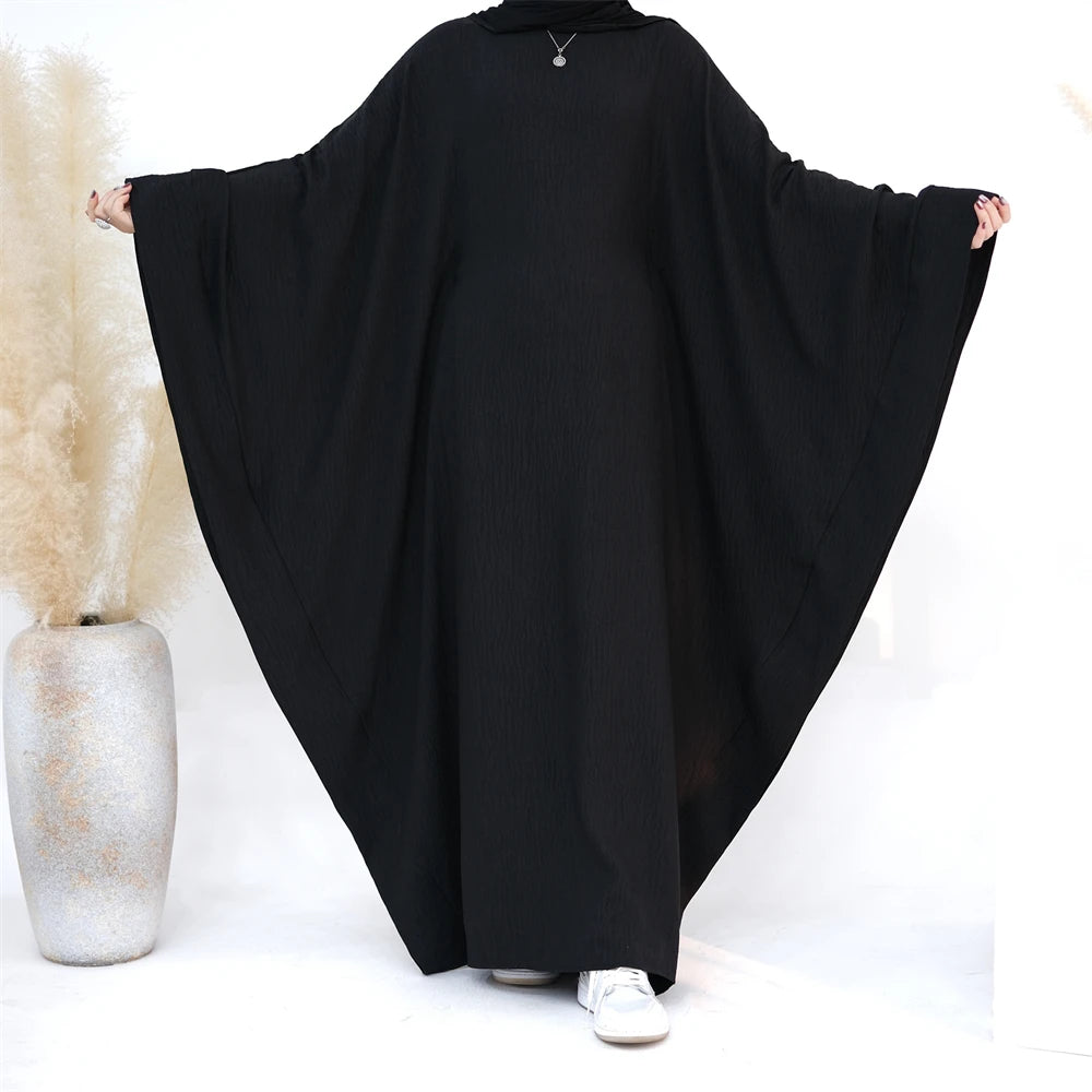 Ramadan Dubai Women Cotton Linen Khimar Abaya Saudi Arabia Turkey Islam Muslim Maxi Modest Dress Kebaya Robe Femme Musulmane.