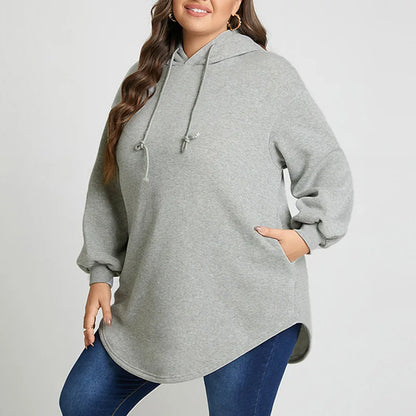 ZANZEA Plus Größe Sweatshirt 2025, Mode Herbst Winter Solide Frauen Warme Kapuze Tops Lose Beiläufige Pullover Langarm Hoodies.