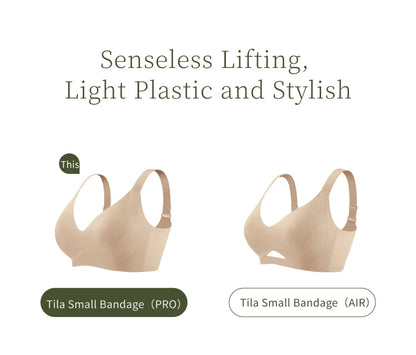 SUJIIN Wireless Plus Size Bras Women Anti-sagging Comfortable Breathable Soft Support Bralettes Big Breasts Push Up Bra MX219A.