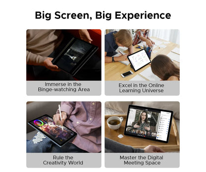 DOOGEE U11 Android 15 Tablet 11 Ultra-clear 90Hz Display 4GB RAM 128GB ROM 8580mAh Battery Dual Speaker Supports Widevine L1