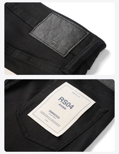 SIMWOOD 2025 Autumn Winter New Regular Straight Pants Men 320gsm Fabric Smart Casual Chinos Trousers