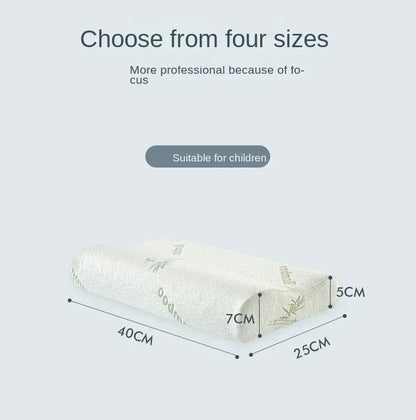 Long Pillow Memory Foam Bedding Pillow Neck Protection Slow Rebound Shaped Maternity Pillow For Sleeping Orthopedic Pillows.