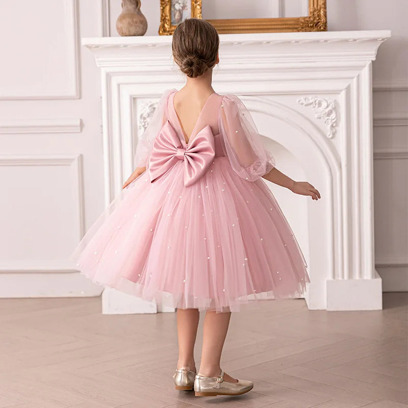 Kindergeburtstagskleider für Mädchen, elegante Kleider, Klavieraufführung, Mädchen-Prinzessin-Kleid, Brautjungfer, Hochzeiten, Abendkleid.