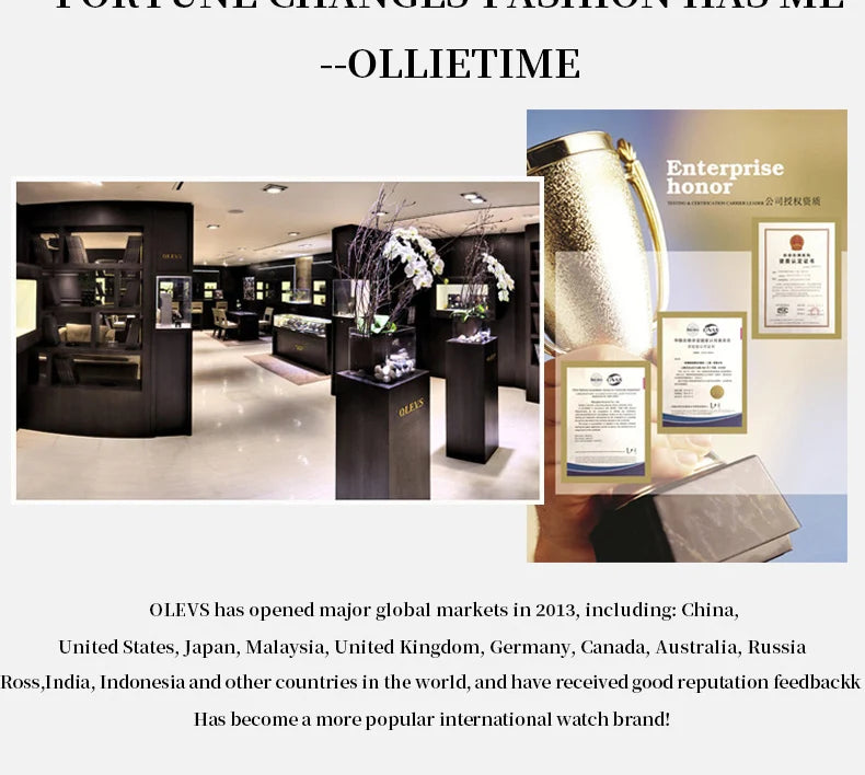 OLEVS 9995 Women's Watch Luxury Elegant Quartz Ladies Wristwatch Top Brand Waterproof Luminous Date Original Watch For Women