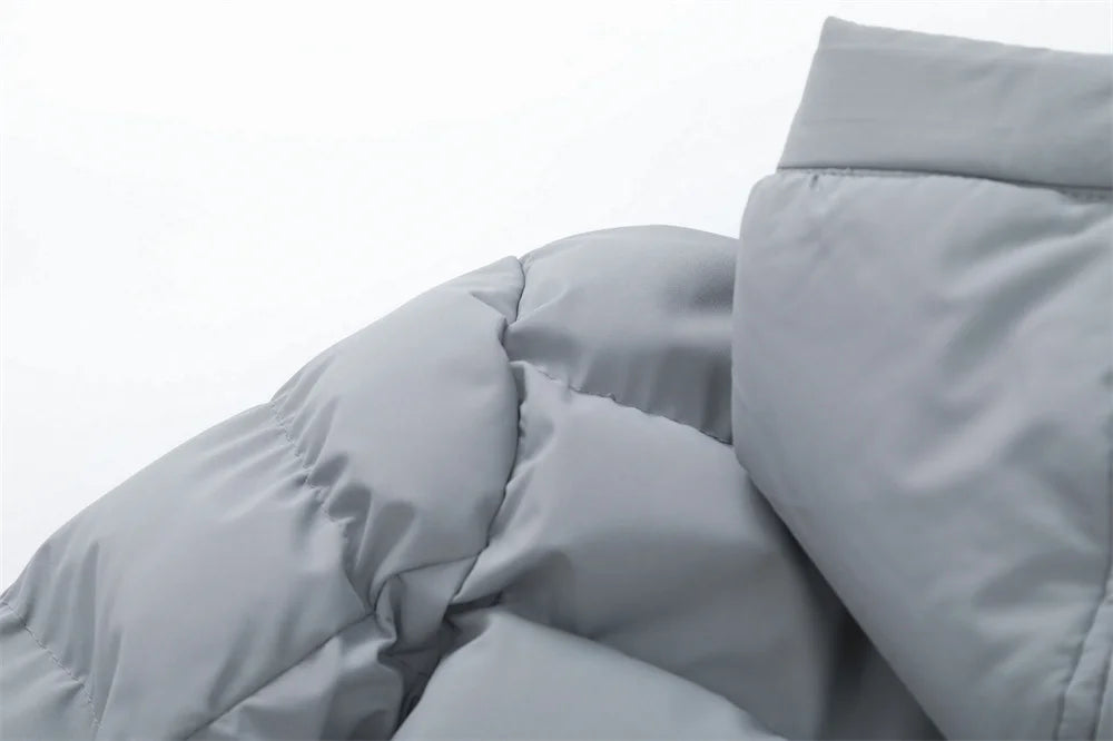 New Winter Men's Mid-Length Cotton-Lined Coat Business-Casual Windproof Warmth Fashionable Hooded Jacket Stylish Menswear