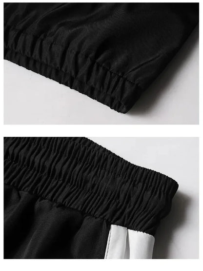 2Pcs Men Tracksuit Hoodie Tops Joggers Pants Tracksuit Set Male Running Jogging Sportswear Hooded Pants Mens Sweat Suit 2024.