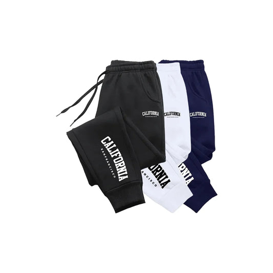 Jogging Sports Men's Pants Daily Sweatpants Casual Versatile Fashion Men's Clothing Warm Jogging Pants Male Outdoor Sweatpants.
