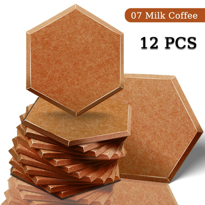 TOUO High Density Acoustic Panel 12pcs Soundproofing Panels Studio Acoustic Treatment Wall Sound Absorbing Bedroom Decoration