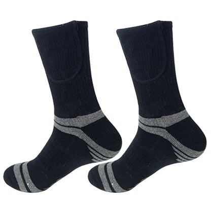 Unisex Thermal Insulated Socks Washable Electric Thermal Socks Elastic Thickened for Outdoor Sports Skiing.