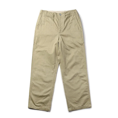 Rugged Bronson Army Chino Trousers 1942 Pattern Khakis Military Style Casual Pants.