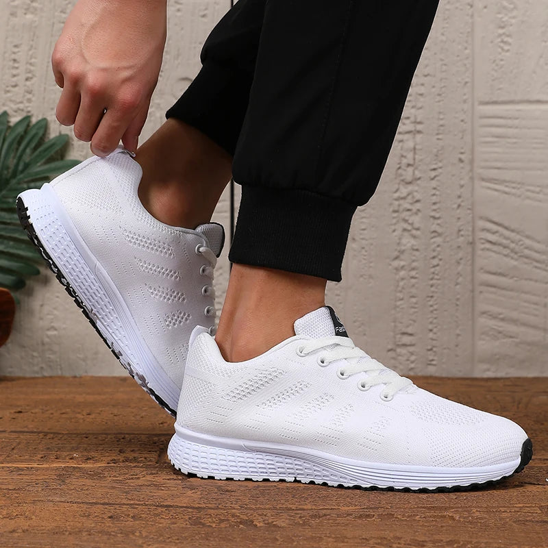 Lightweight Men's Casual Shoes Breathable Comfortable Men's Casual Sneakers 2025 New Outdoor Anti Slip Walking Shoes Sizes 36-44.