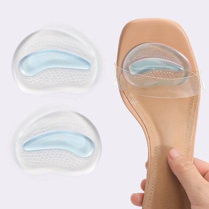 Silicone forefoot pad ladies sandal anti-skid pad anti-pain thickened half a yard pad high heels insole forefoot pad