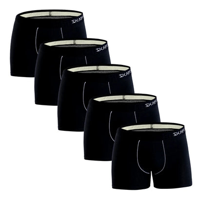 5 stücke baumwolle boxershorts männer höschen benutzerdefinierte männer unterhosen sexy herren boxer unterwäsche für mann drucken homme boxershorts calecon