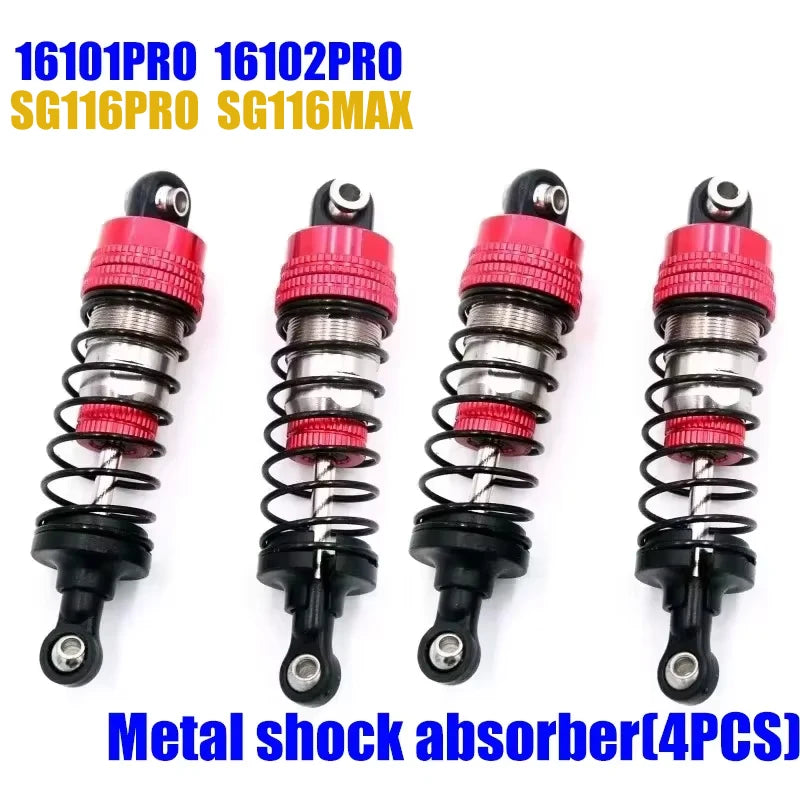 SCY 16101PRO 16102PRO SG116MAX RC Automotive Parts Turning Shaft Gear Bearing Pull Rod Steering Cup Swing Arm Motor Tire Screws