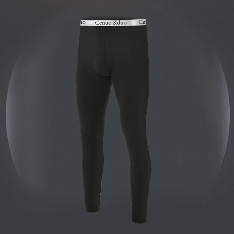 2024 New Men's Tight Sports Pants Slim Pants Autumn And Winter Thermal Pants Plush High Stretch Quick Drying Compression Pants.