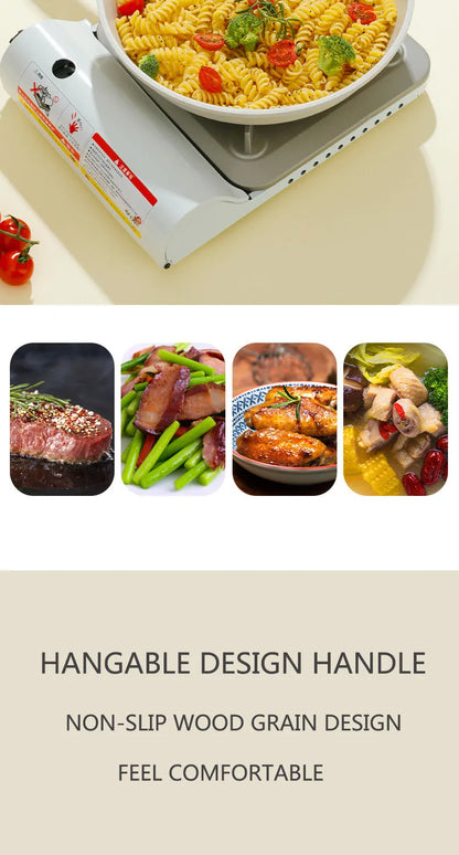 Durable Frying Pan Wok Pan Non-stick Ceramic Pot Induction Gas Stove Universal Cookware Steak Cooking Saucepan Nonstick Pan.